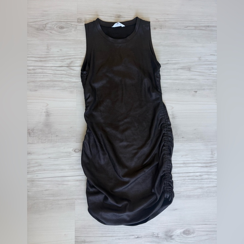 Size M Steve Madden black snake skin dress